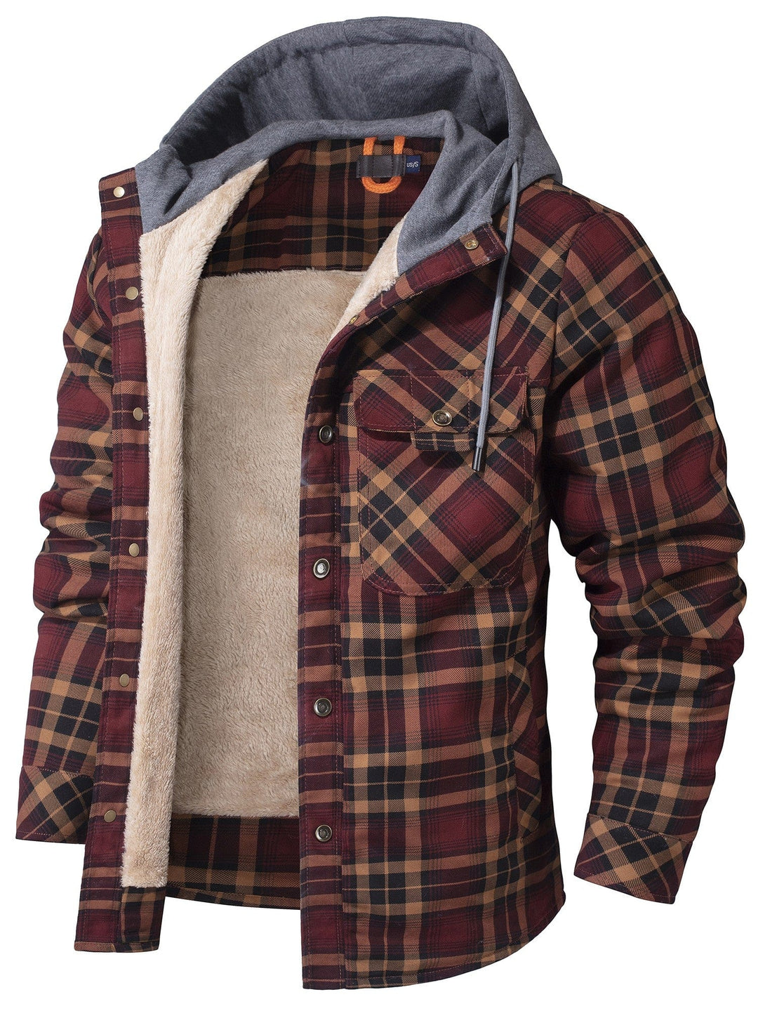 Highlander Hooded Flannel Jacket (9 Designs)