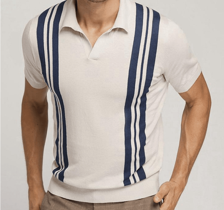 Monteclo - Magnus Striped polo shirt