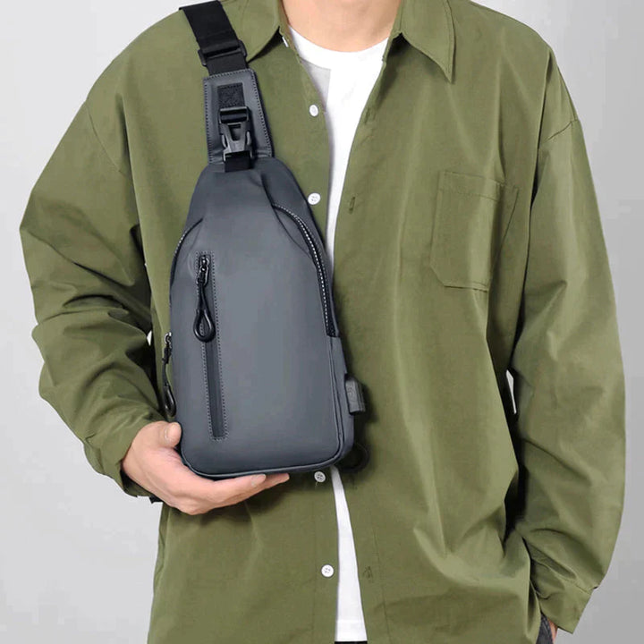 Aqua™ - Waterproof shoulder bag with USB charging point