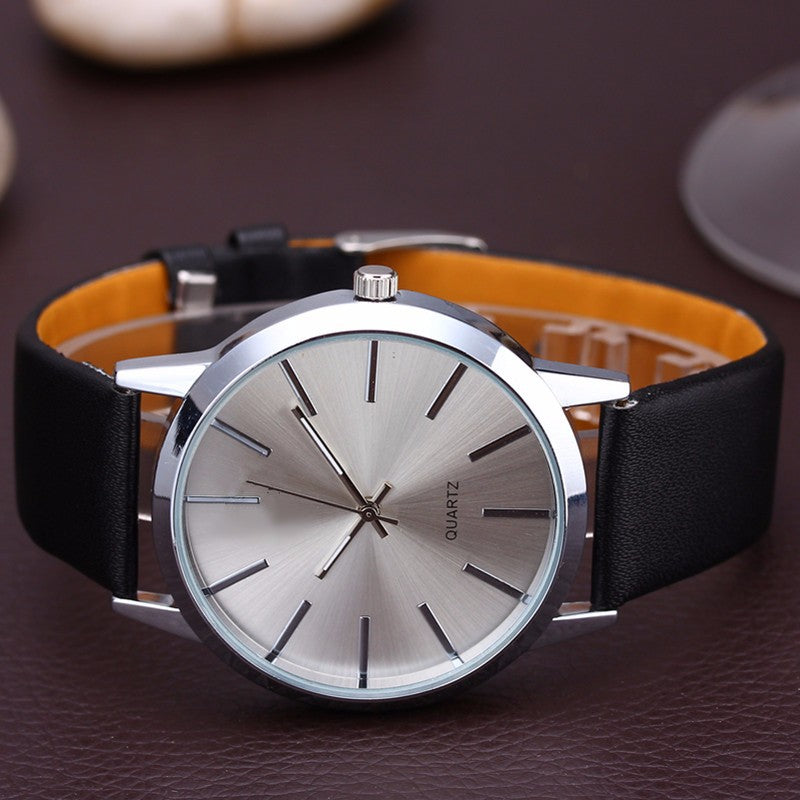 Monteclo - Elijah Leather Strap Watch