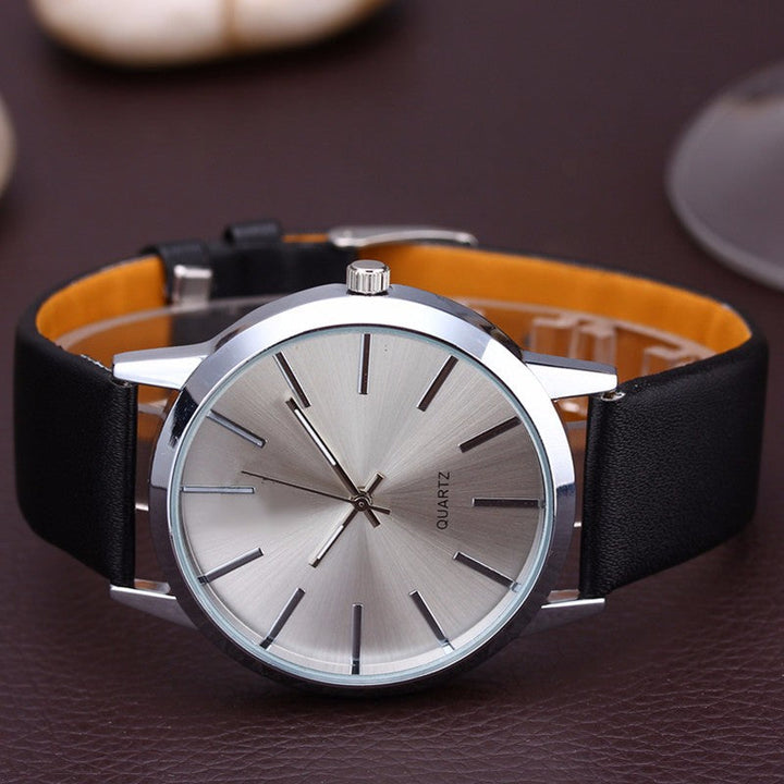 Monteclo - Elijah Leather Strap Watch