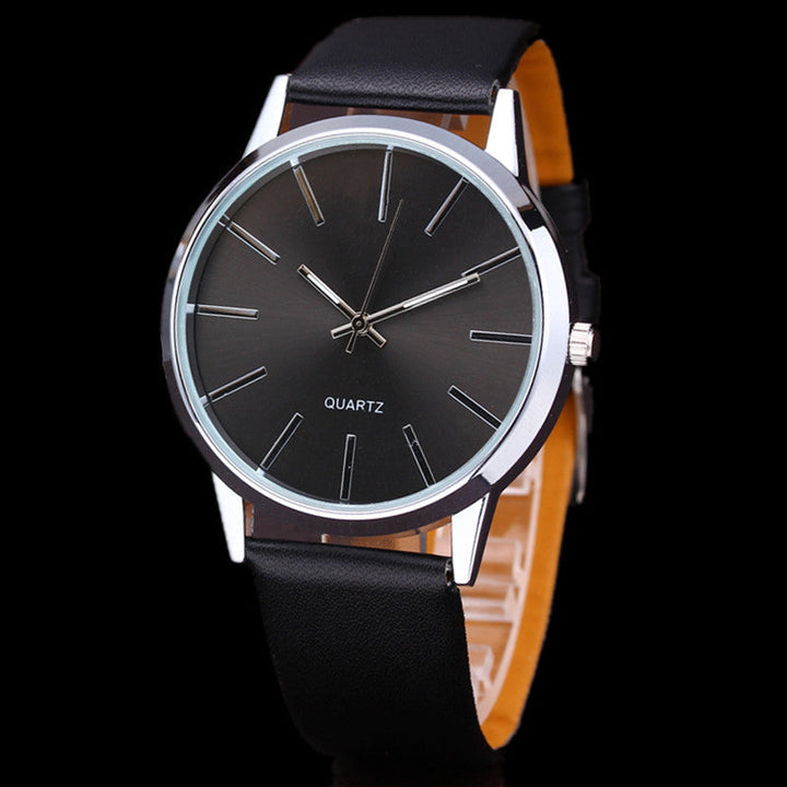 Monteclo - Elijah Leather Strap Watch