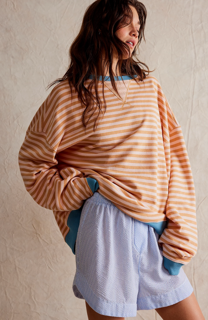 Helena | Women's Striped Relaxed Fit Sweater