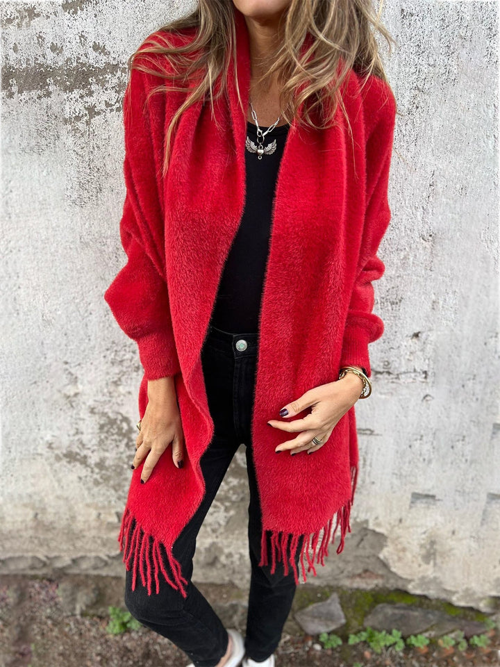 Natalia | Women's Cozy Fringe Cardigan