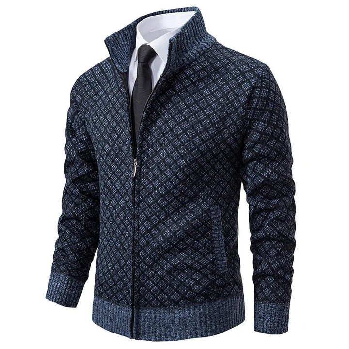 Tom | Jacquard-strap cardigan