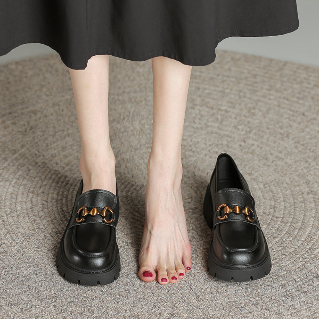 Emily Leather Loafers