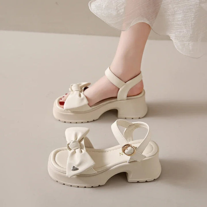 Ruby Bow Sandals