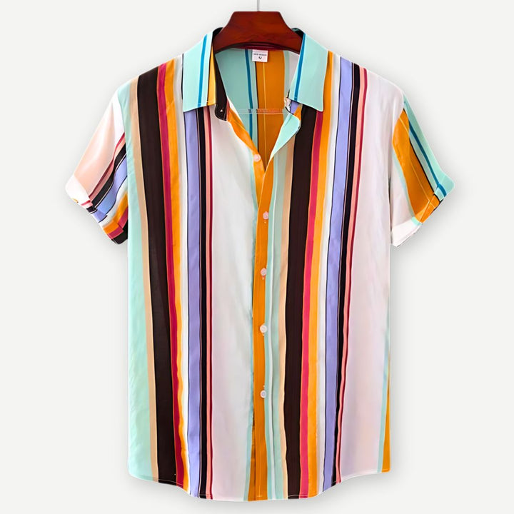 Relaxed Striped Linen Shirt