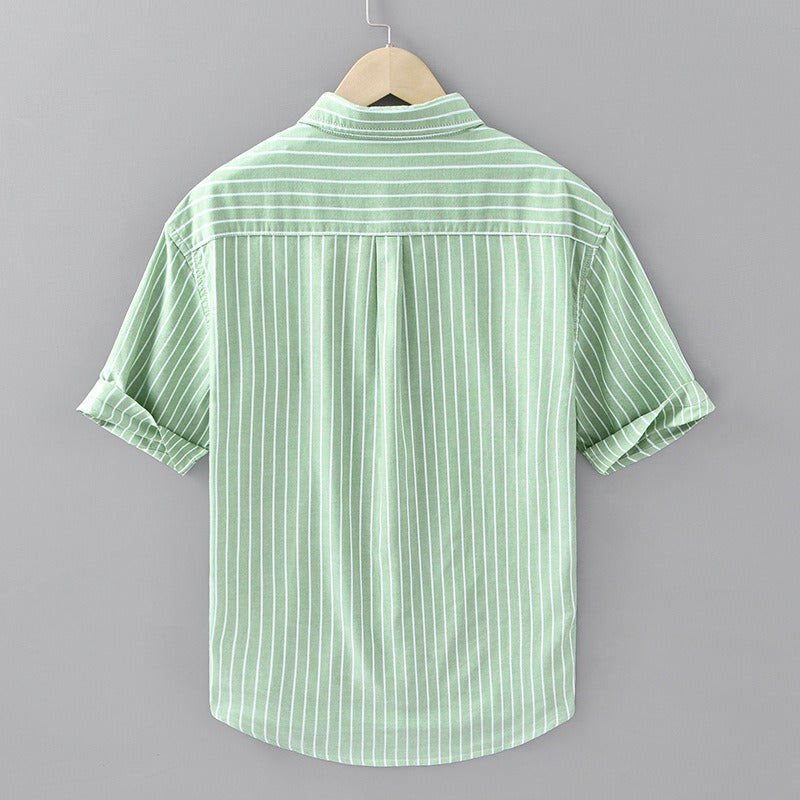 Serino Linen Striped Shirt