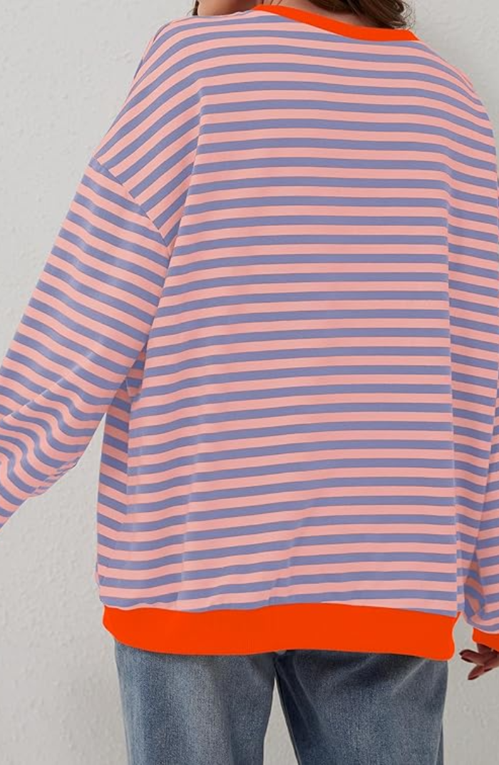 Helena | Women's Striped Relaxed Fit Sweater