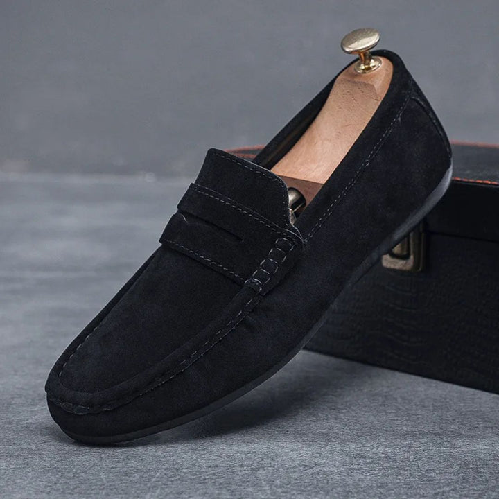 Suede Driving Loafers