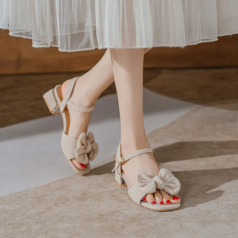 Monteclo - Celia Bow-Knot Sandals