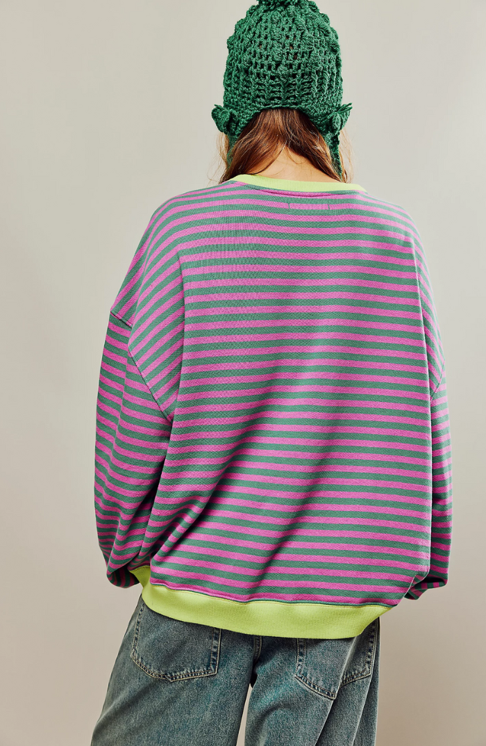 Helena | Women's Striped Relaxed Fit Sweater