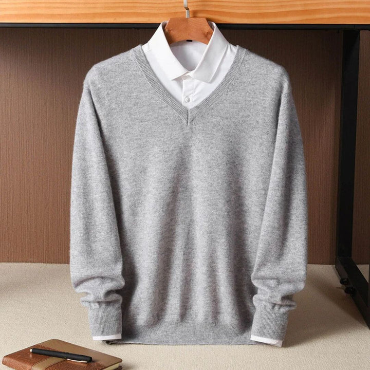 Olympia Merino V-Neck Sweater