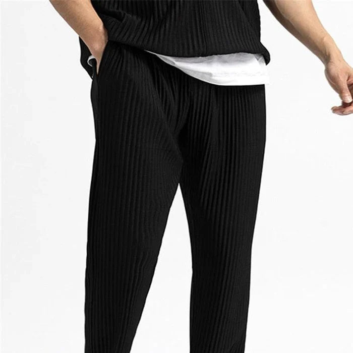 Monteclo - Owen Ribbed Cotton Pantalon