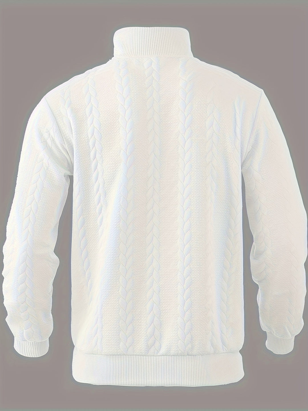 Eiran – Vintage men's sweater with zippered waistband