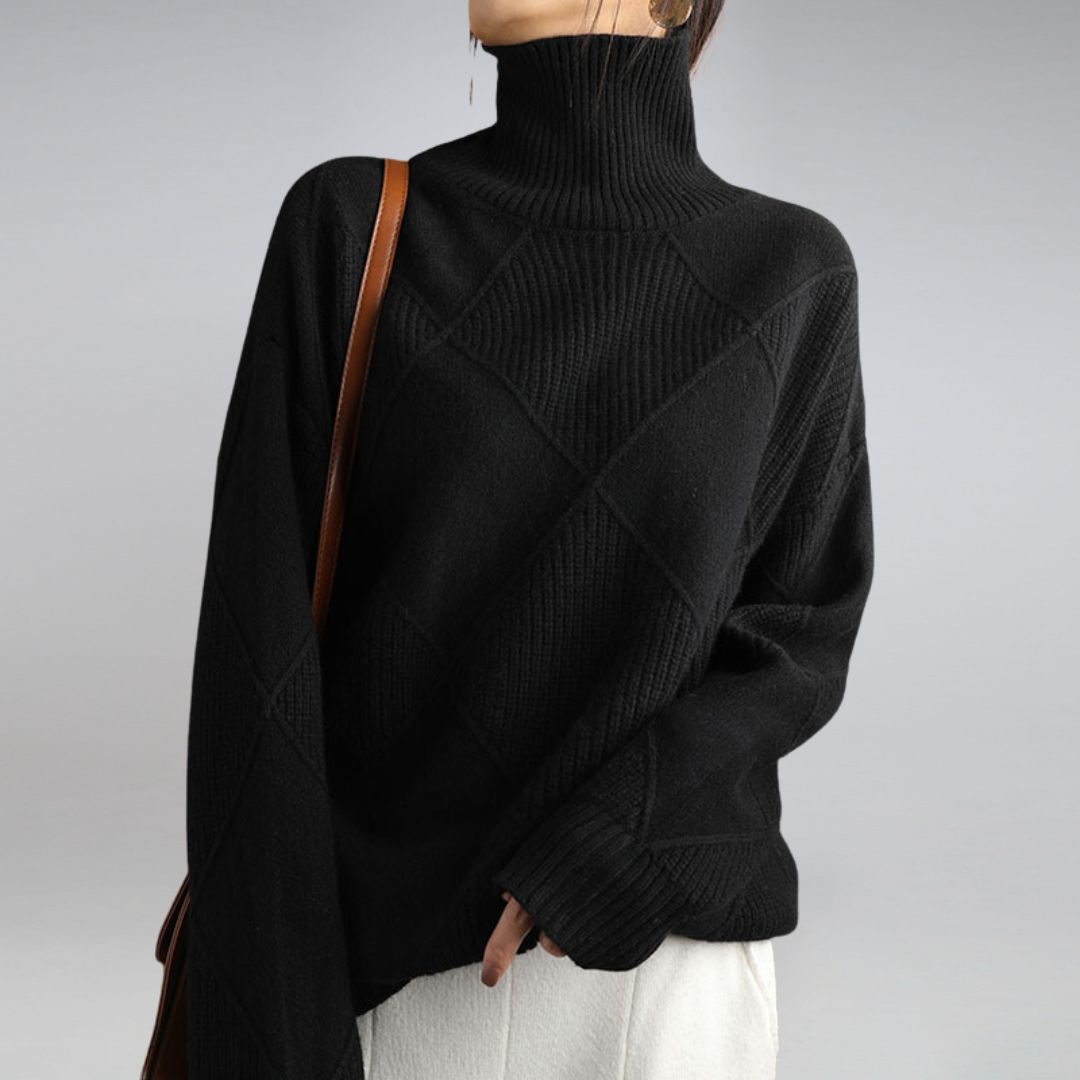 Ilse™ - Cashmere Roll Neck Jumper