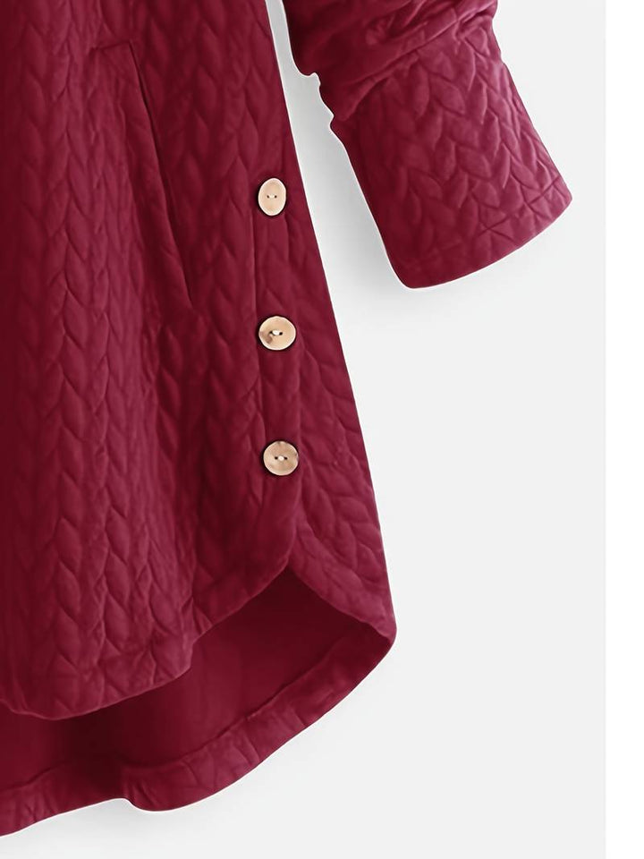 Sophia | Elegant Quilted Hooded Coat for Women