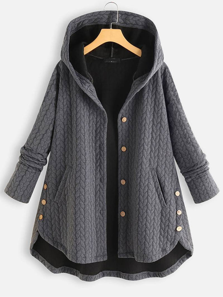 Sophia | Elegant Quilted Hooded Coat for Women