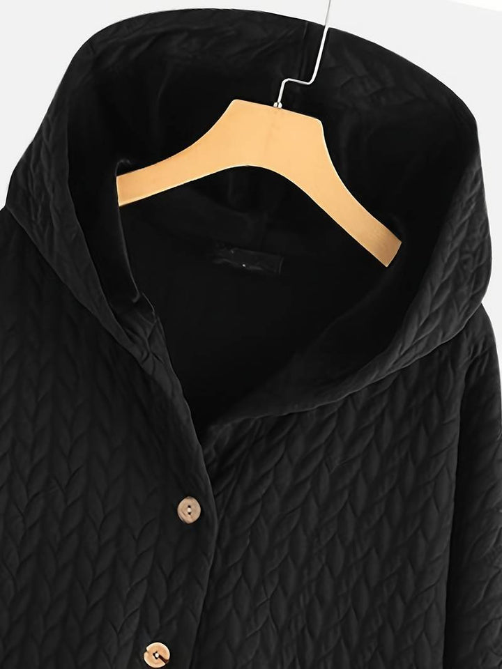 Sophia | Elegant Quilted Hooded Coat for Women