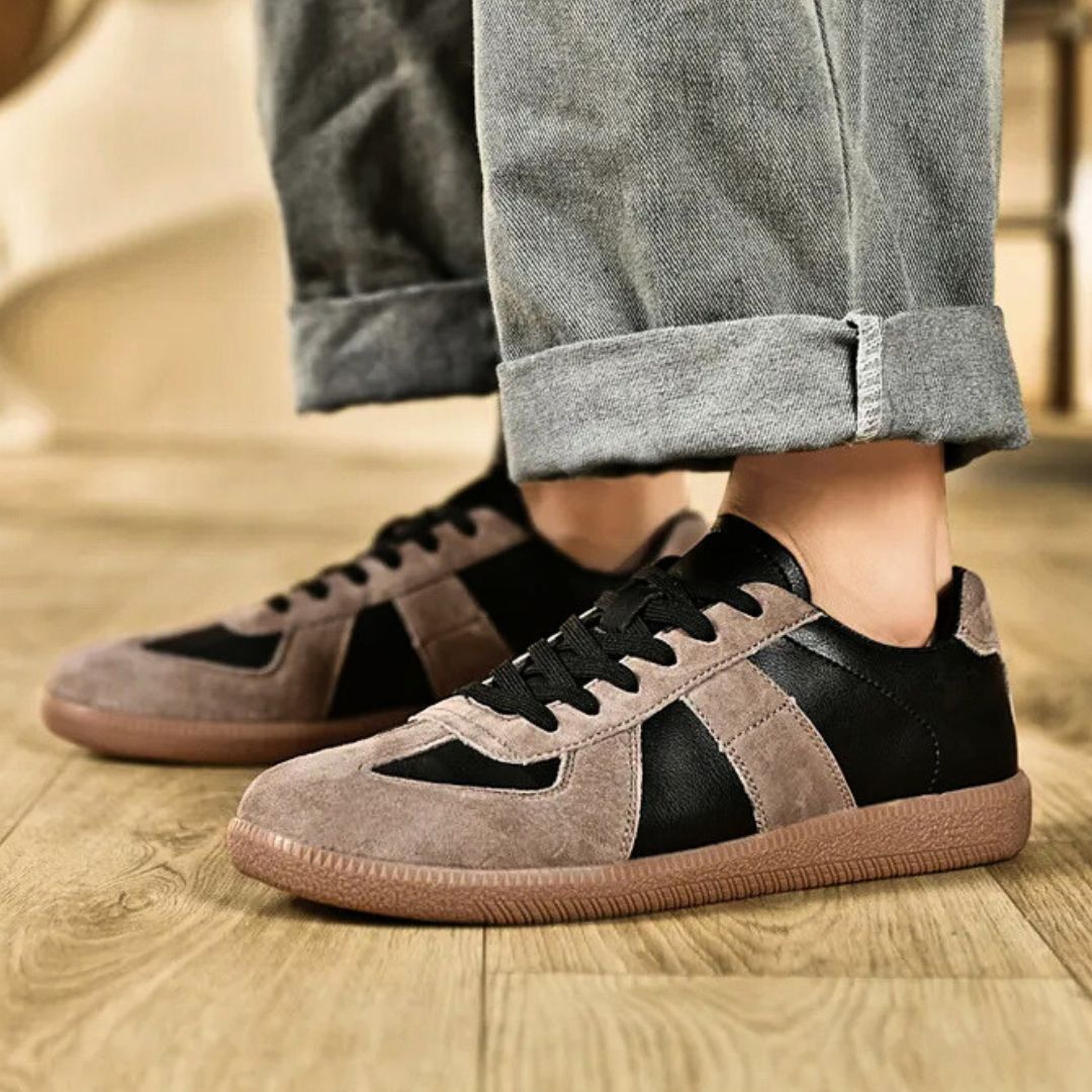 Premium Leather + Suede Sneakers