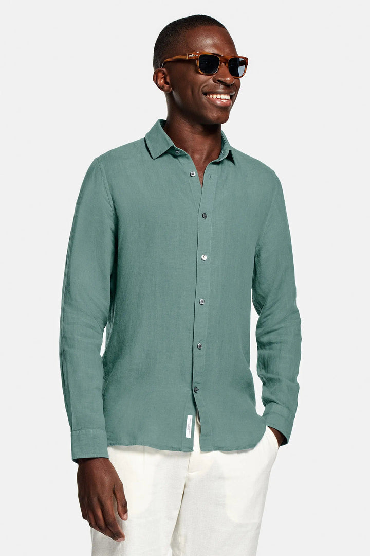 Monteclo - Robbie Olive green shirt