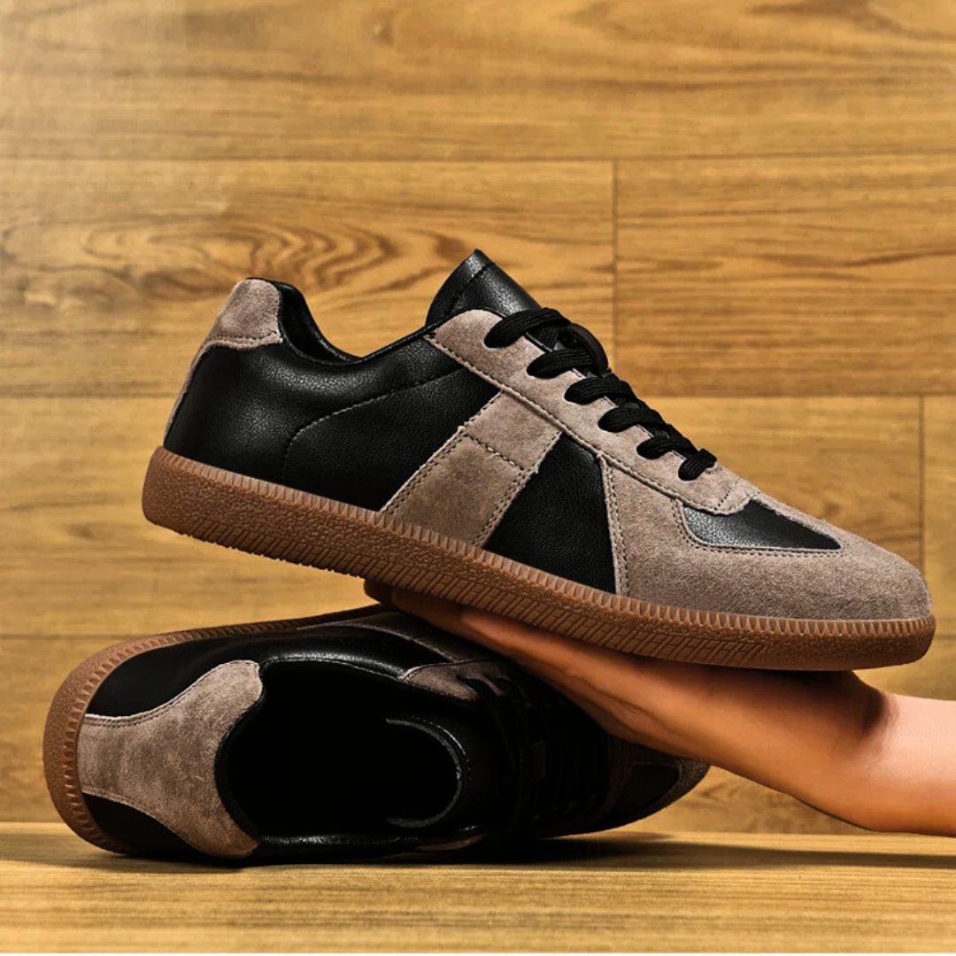 Premium Leather + Suede Sneakers