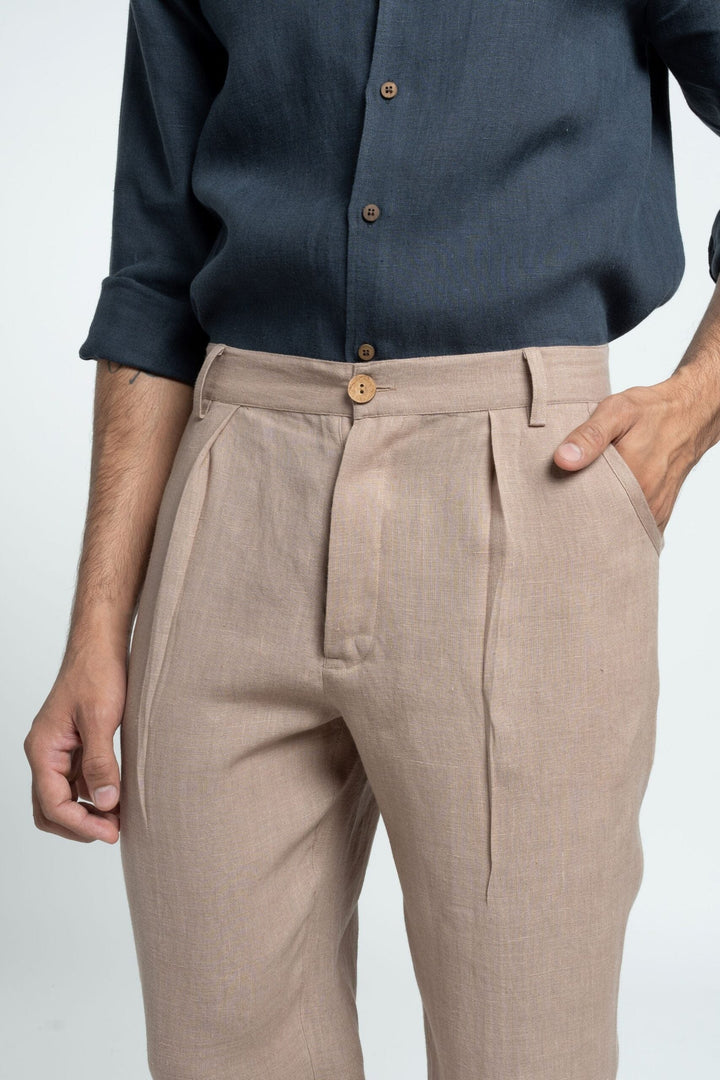 Monteclo - Muted Mocha trousers