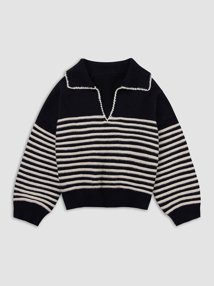 Monteclo - Xyla Crosswalk Stripe Sweater