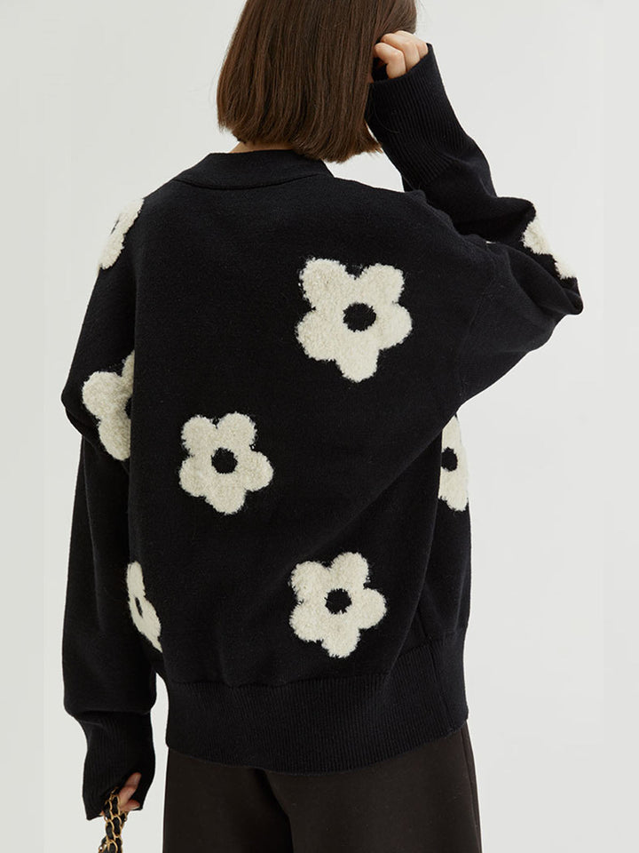 Monteclo - Abigail Floral Cardigan