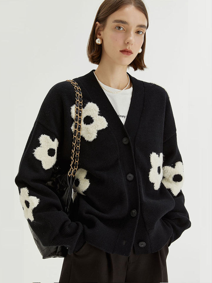 Monteclo - Abigail Floral Cardigan