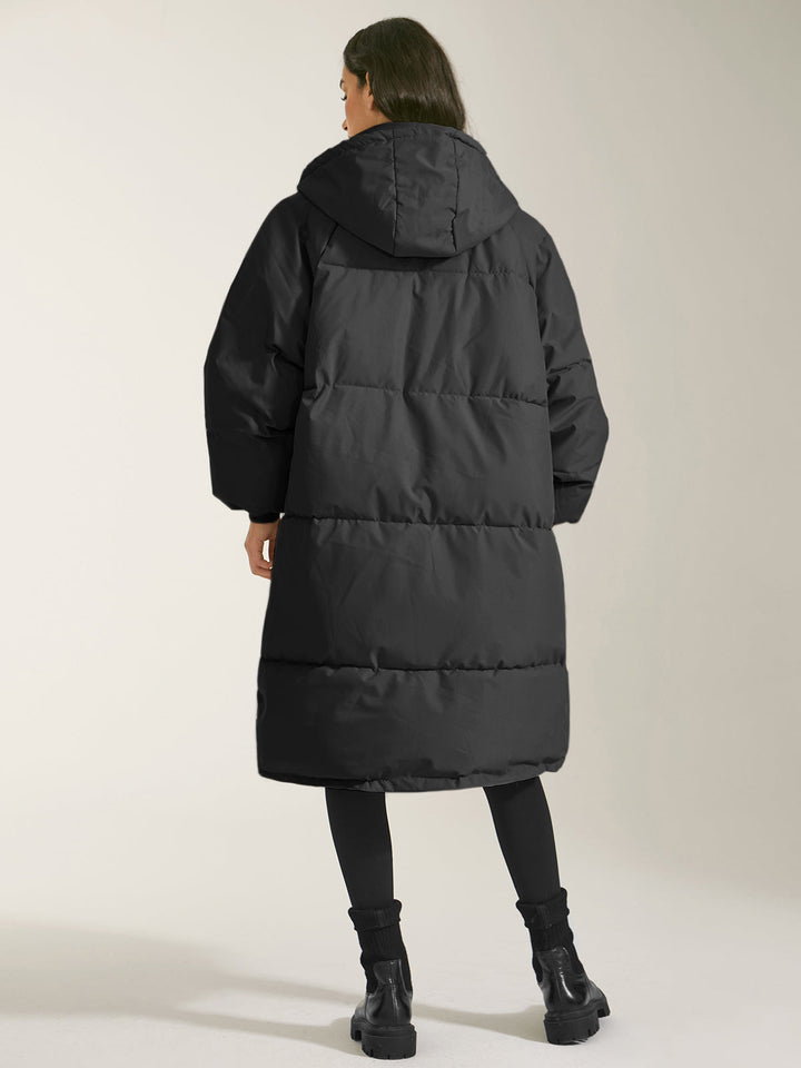 Monteclo - Piper Long Hooded Puffer Parka Coat