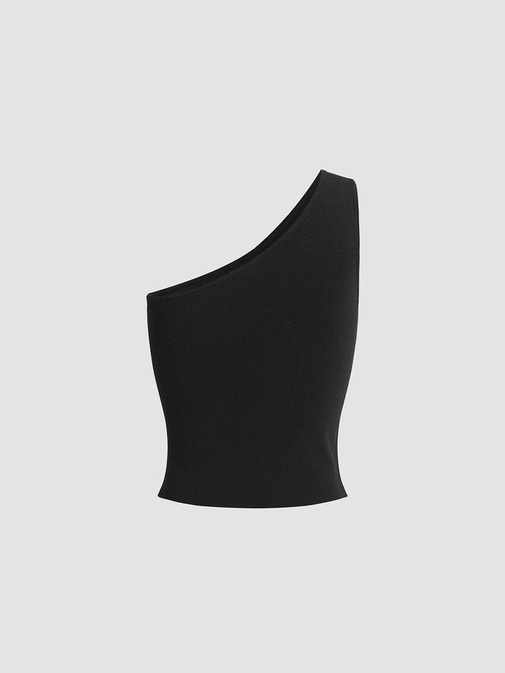 Monteclo - Lorelai Solid One Shoulder Top