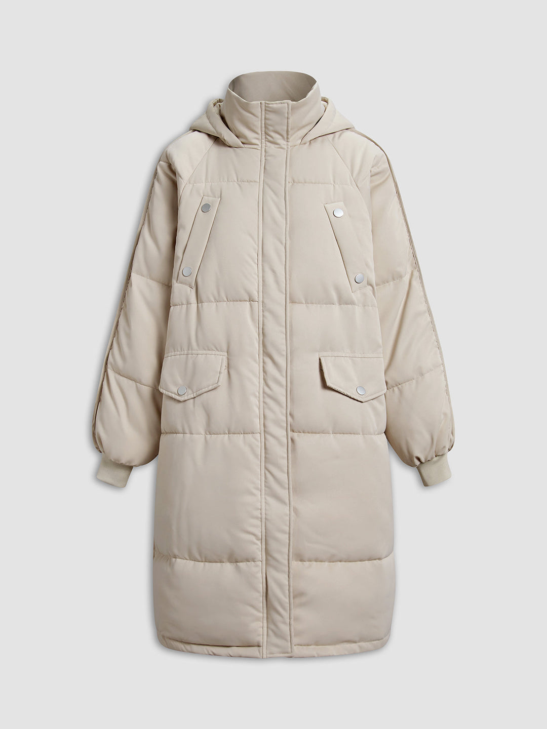 Monteclo - Piper Long Hooded Puffer Parka Coat