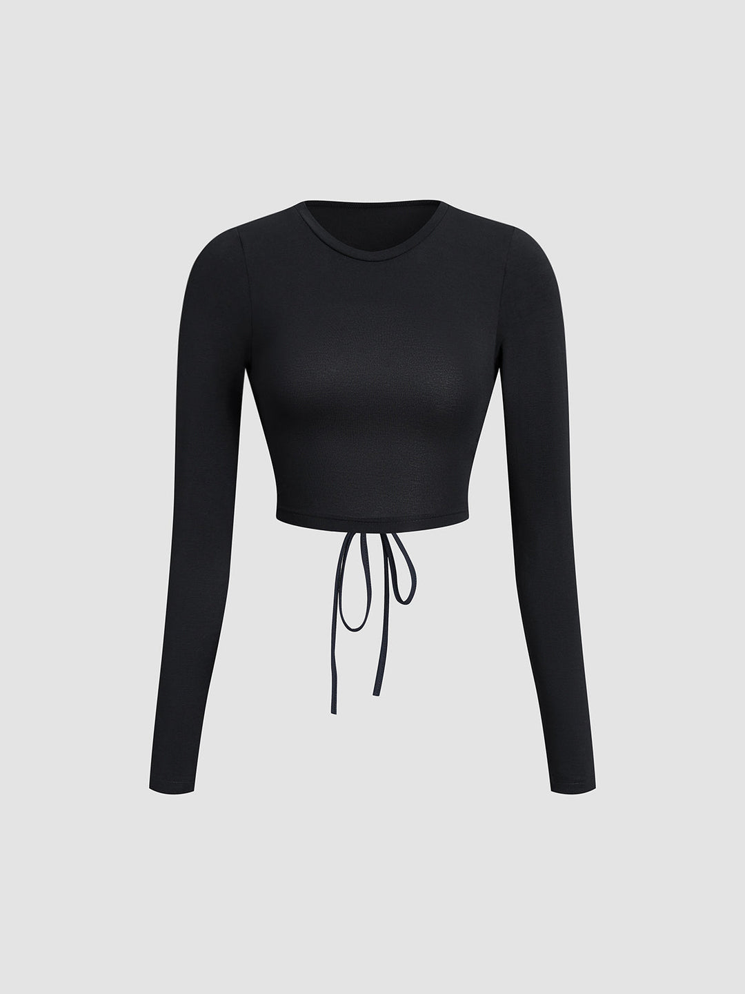 Monteclo - Catalina Open Back Long Sleeve Crop Shirt