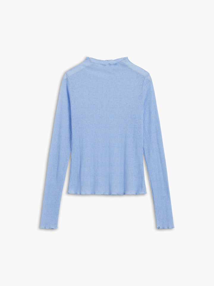 Monteclo - Aubree See Through Mesh Textured Shirt