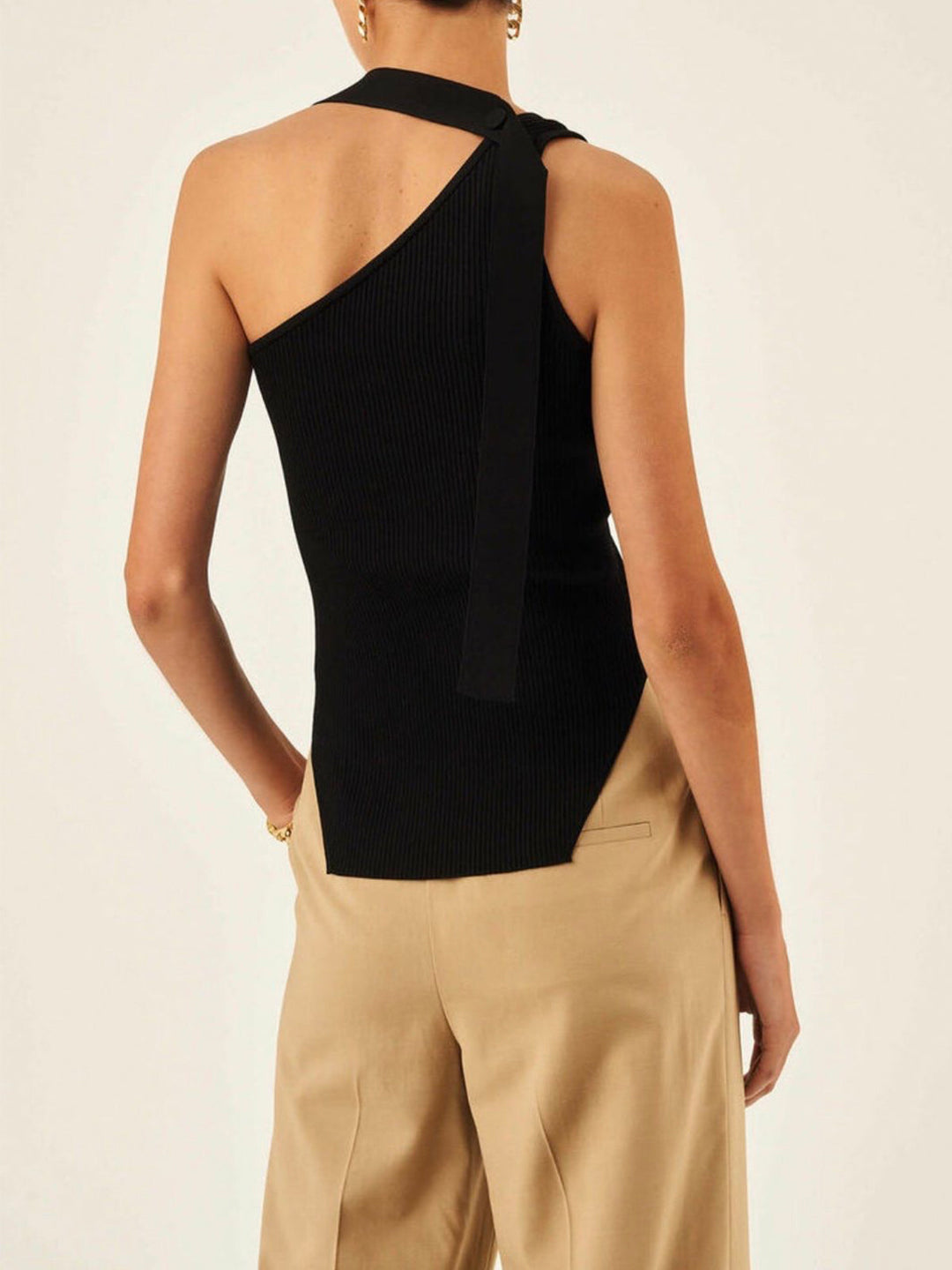 Monteclo -  Roselyn Halter Rib Vest