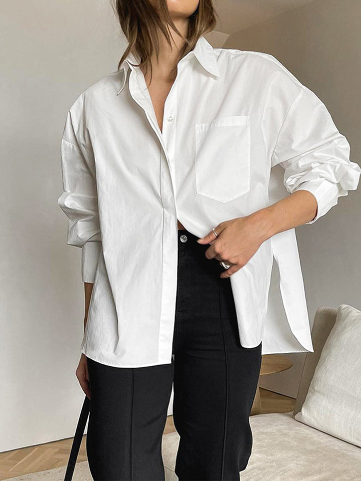 Monteclo - Emmie Minimalist Button Down Shirt