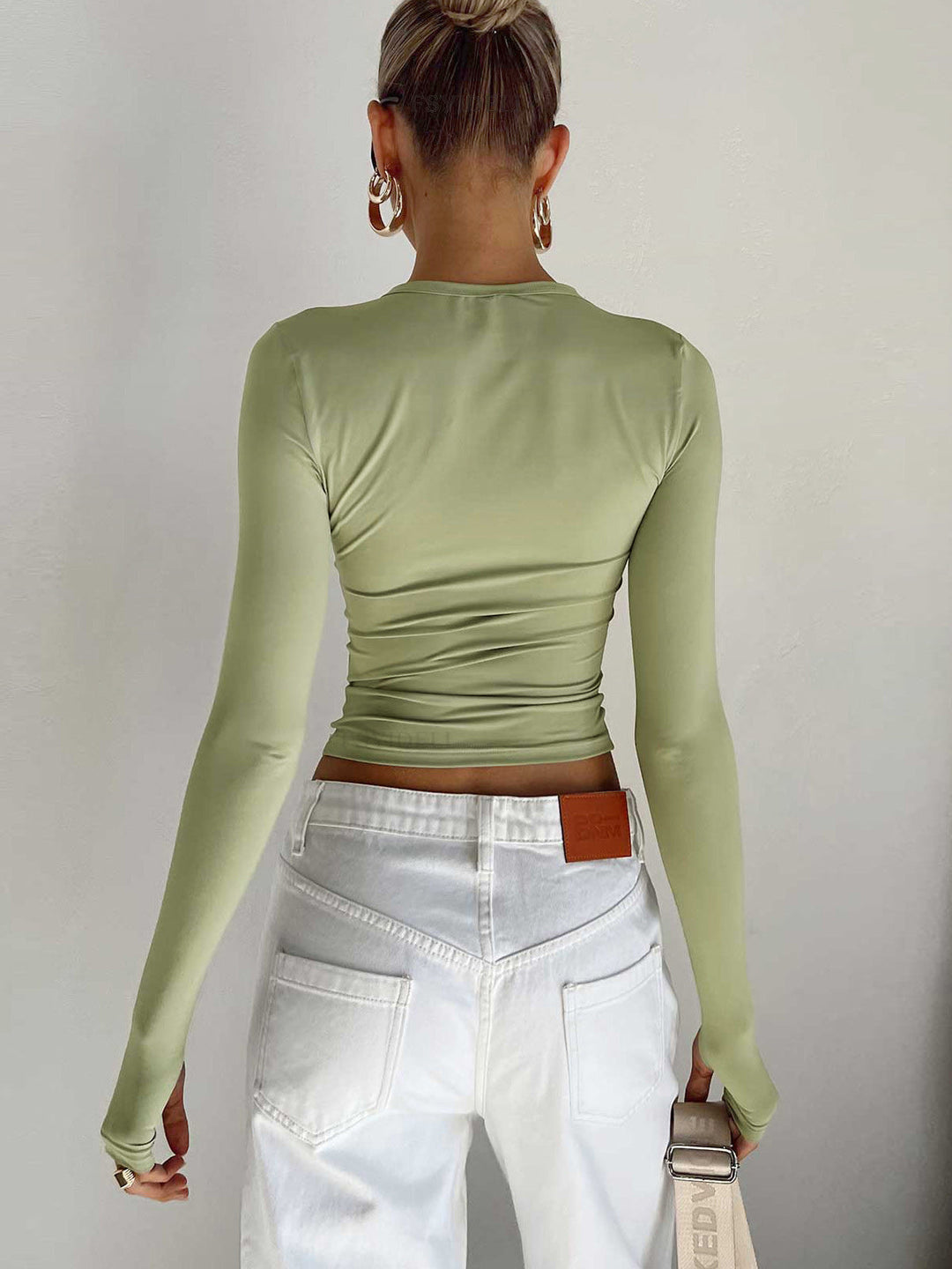 Monteclo - Amora Utility Long Sleeve Crop Top