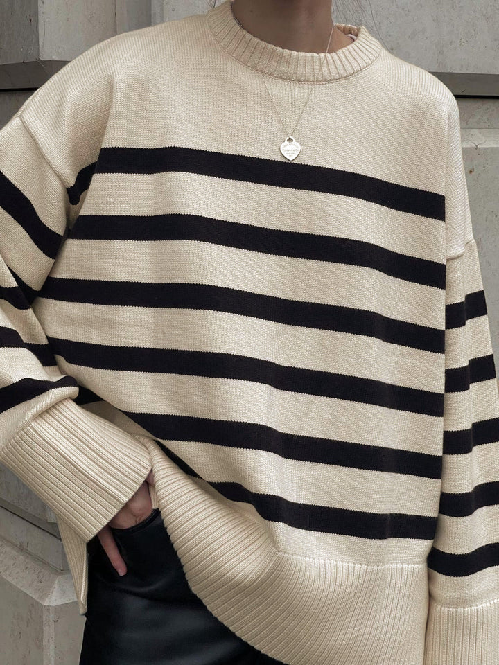 Monteclo - Adalyn Parisian Stripe Sweater