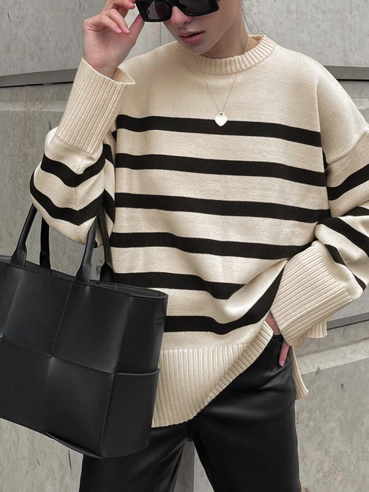 Monteclo - Adalyn Parisian Stripe Sweater