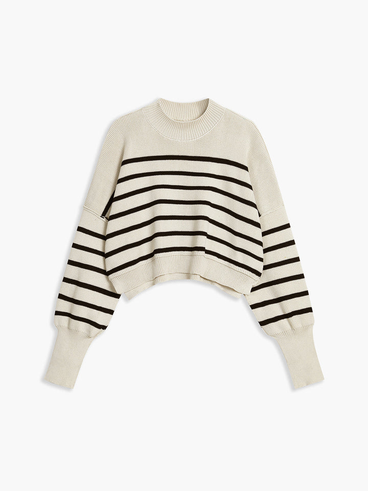 Monteclo - Remington Warm Embrace Stripe Pullover Sweater