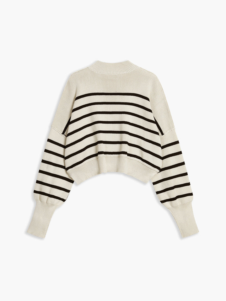 Monteclo - Remington Warm Embrace Stripe Pullover Sweater