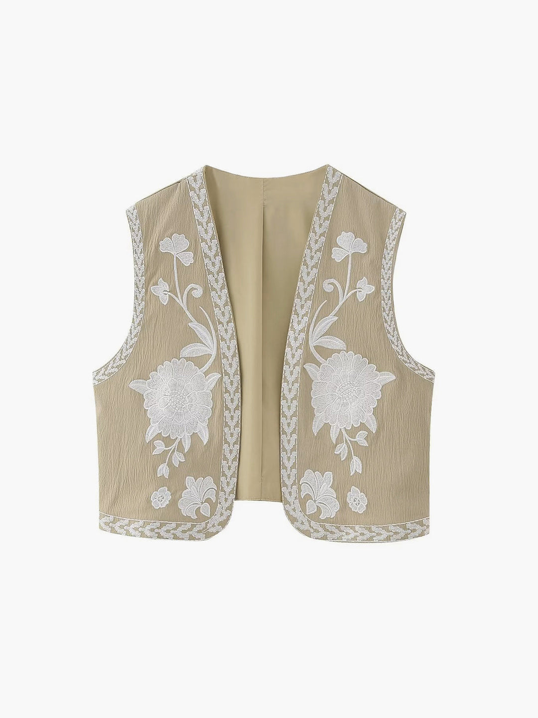 Monteclo - Emma Embroidered Floral Vest