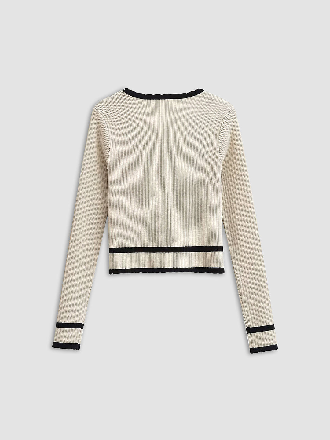 Monteclo - Kimberly Retro Contrast Cardigan