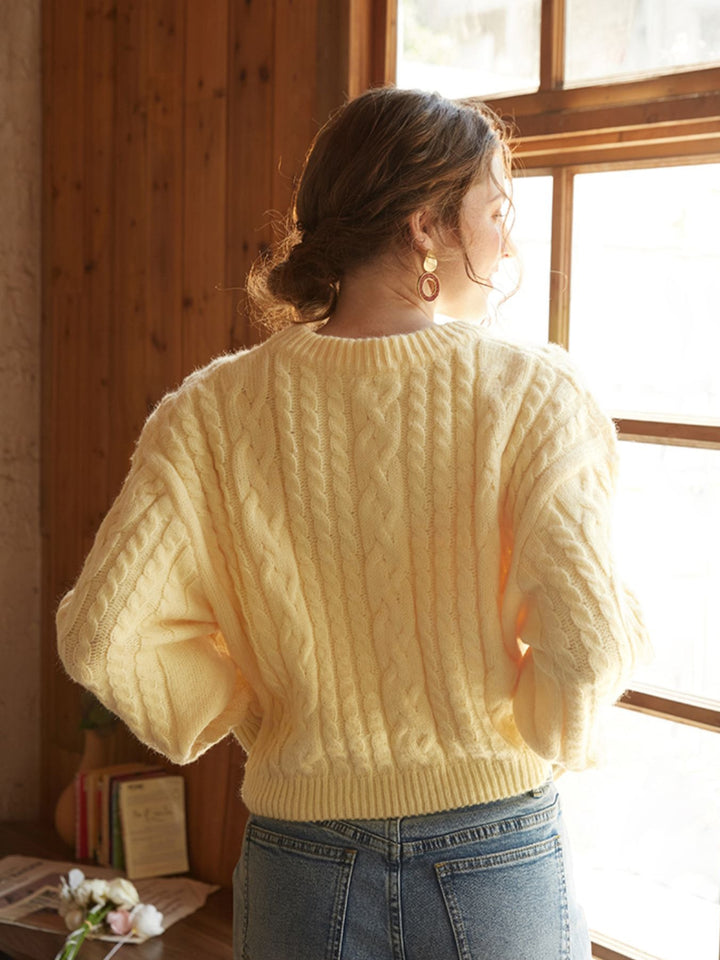 Monteclo - Rylee Limoncello Oversized Sweater