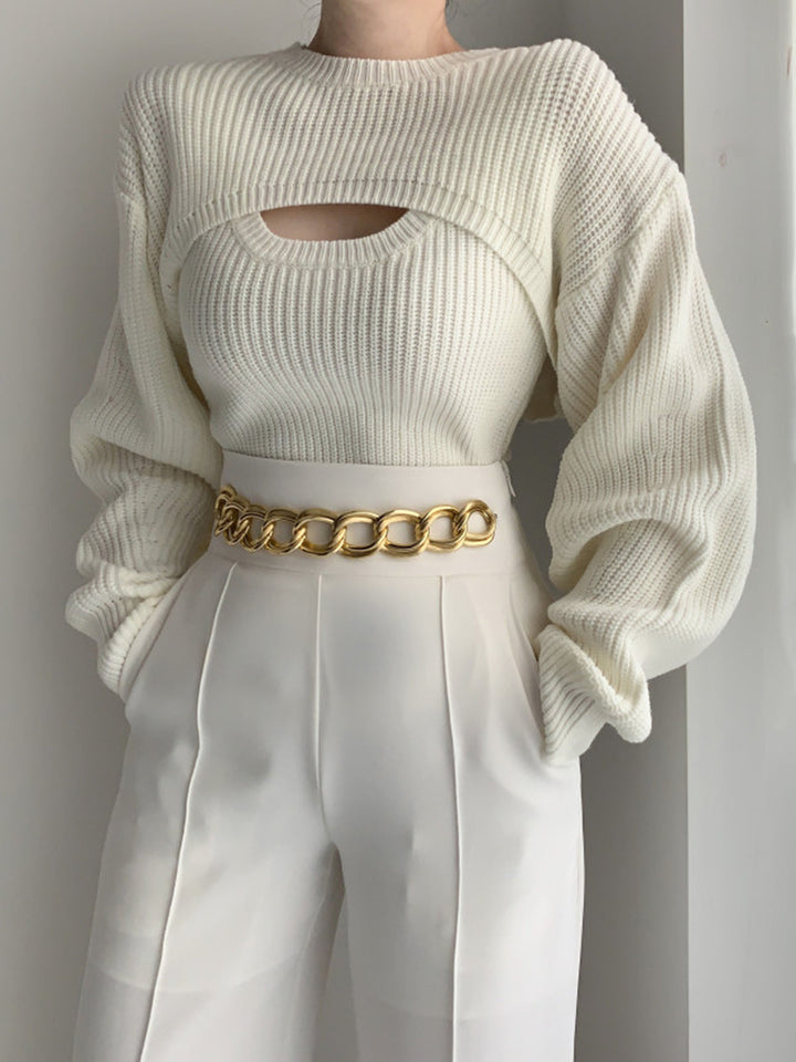 Monteclo - Cali Utility Two Piece Bolero Sweater