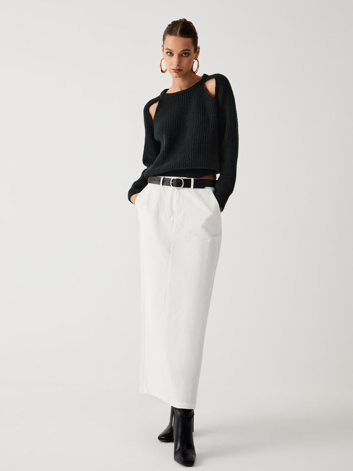 Monteclo - Addison Keep Me Close Cutout Sweater