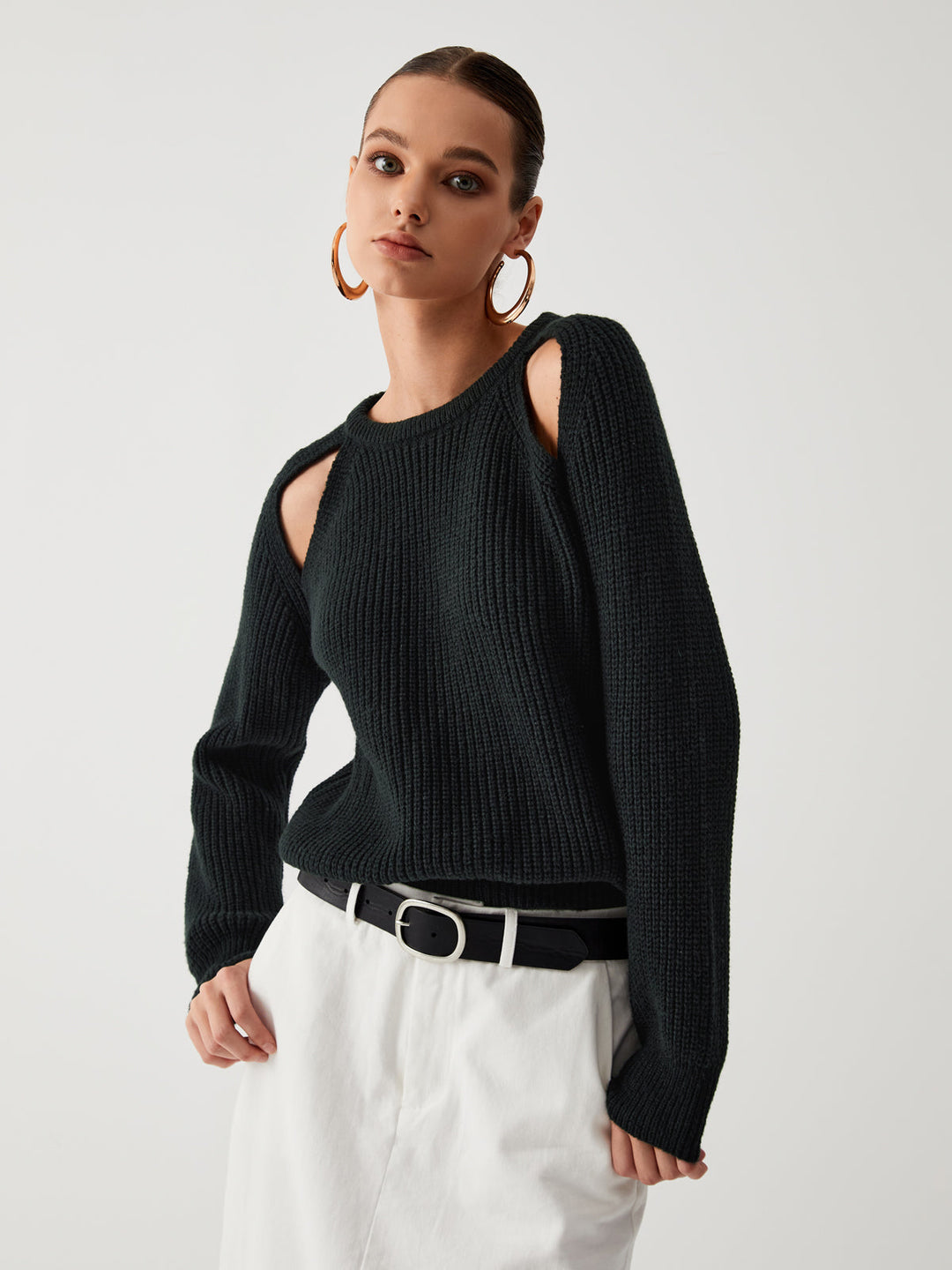 Monteclo - Addison Keep Me Close Cutout Sweater