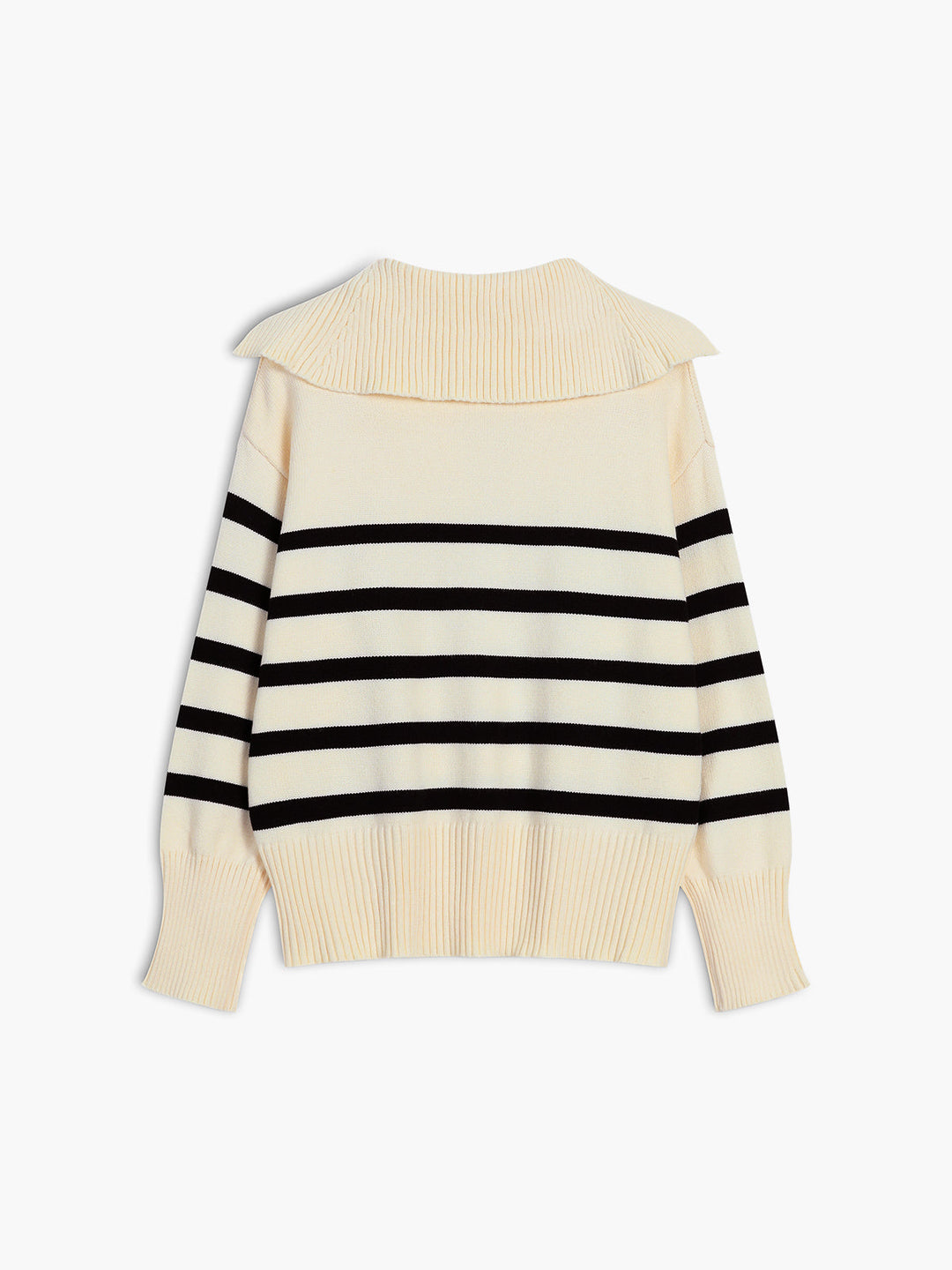 Monteclo - Elena In Heaven Stripe Collared Sweater